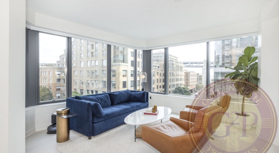 Financial District - 2 BR, 2 BA Condo 1,313 Sq. Ft. - 3D Virtual Tour, Furnished Unit, Parking Included