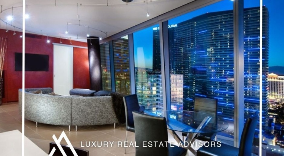 The Martin 3402-Stunning Strip/City/Mtn Views from this FULLY FURNISHED 2Bd Residence