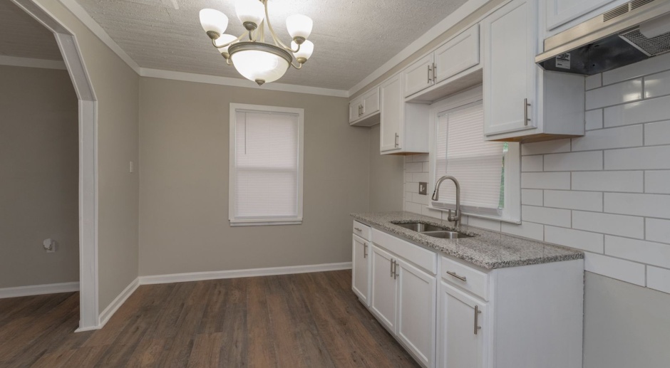  Brand-new appliances will be installed upon move-in: Range, Refrigerator $895 - Updated 1 bed/bath single-family cottage for rent in Harrisburg, with a Large Back Yard.