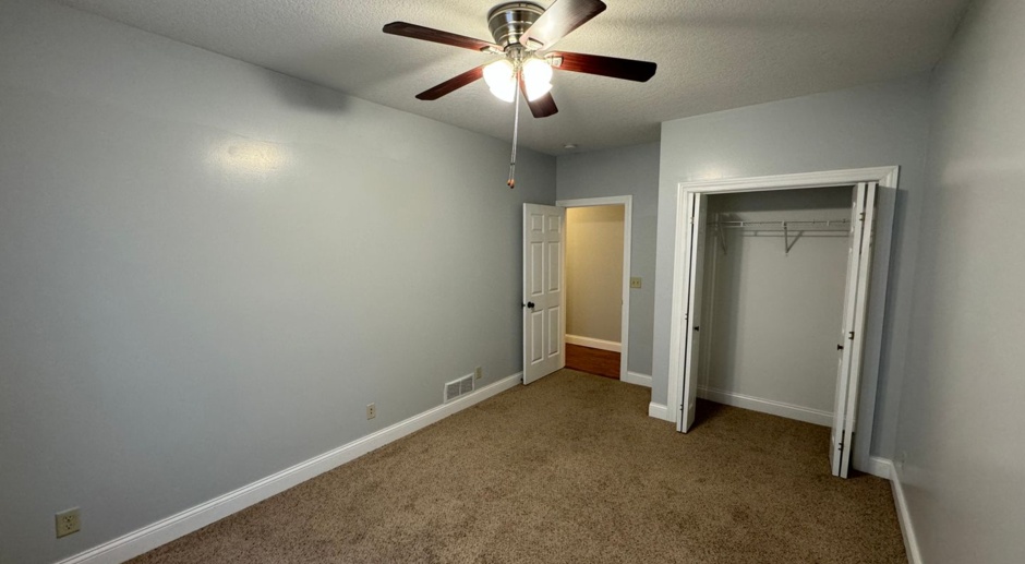 3 large bedrooms with large closets & 2 full baths Great convenient location 