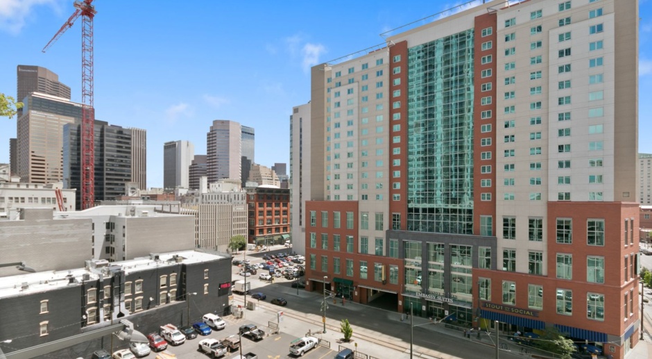 Luxury 1 Bed/1 Bath home in Downtown Denver on the 25th floor of the Spire Bldg