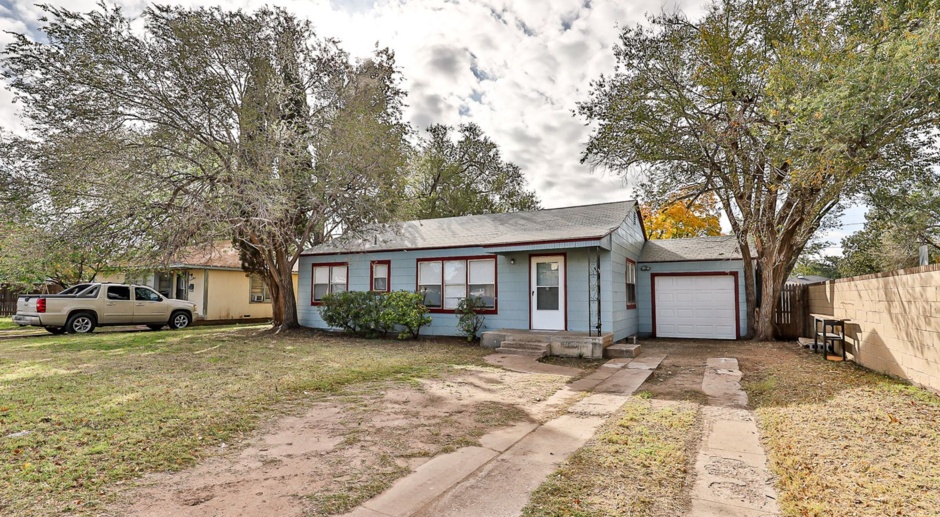 2 Bedroom, 1 Bath Home in the Medical District