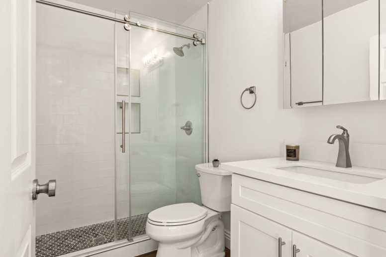 A 4 Bedroom apartment with Private Ensuite Bathrooms, common areas and a fully functional kitchen at 1713 Kelton Ave.