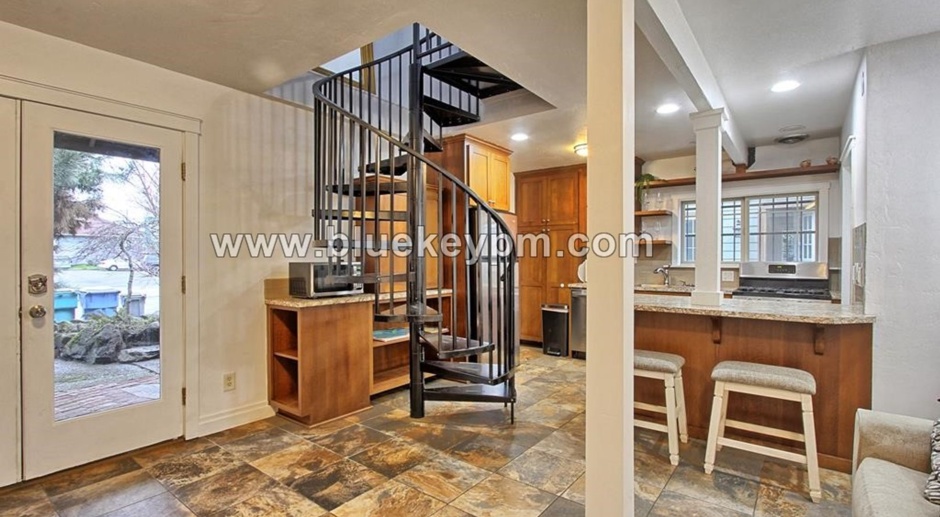 2 Bed, 1.5 Bath Home with Spiral Staircase in the Hough Neighborhood