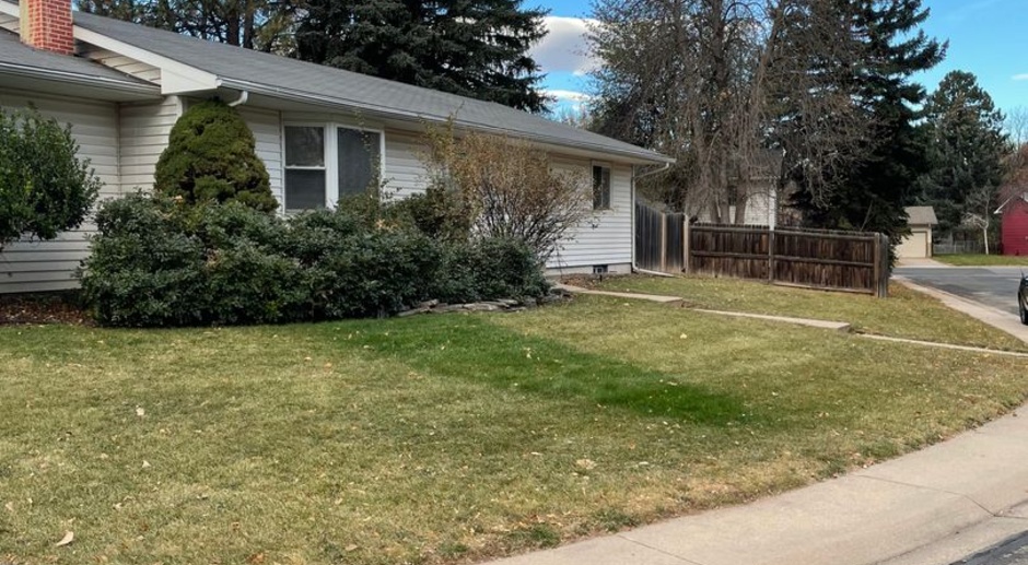 STUDENTS WELCOME! Spacious Ranch Home in NW Ft. Collins