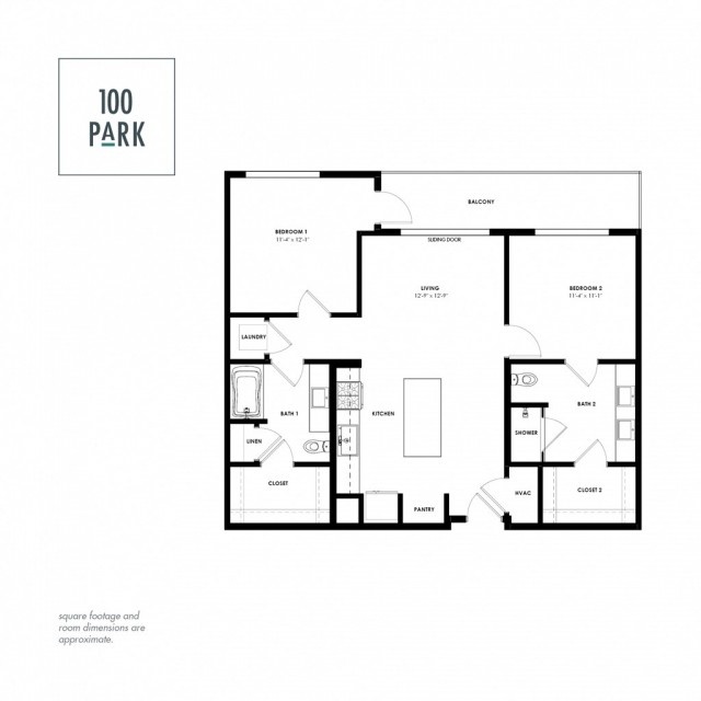 100 Park Apartments 2x2 (2024)