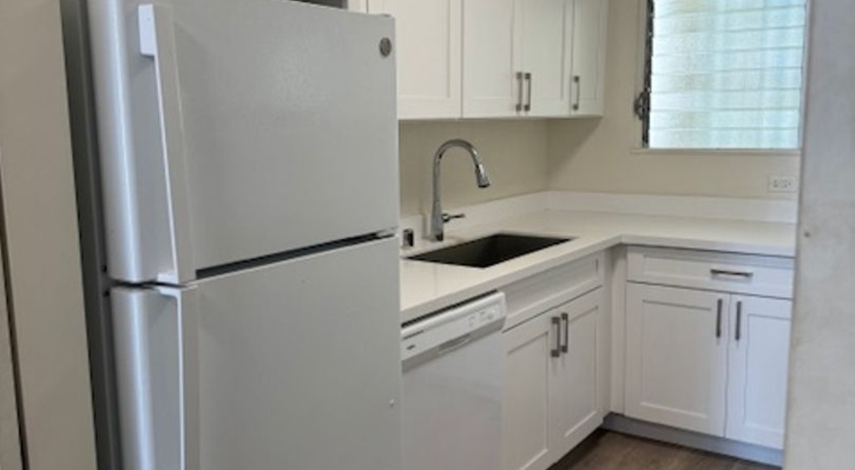 Remodeled 2 bedroom, 2 bath with 1 covered parking at the Desirable Waipuna - Available Now!
