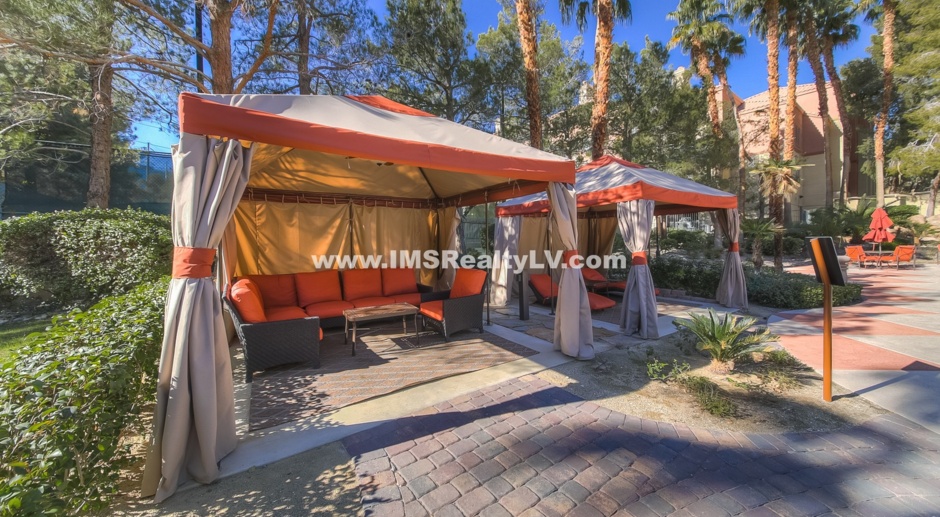 Meridian 2 BED|2BA FURNISHED CONDO 1 BLOCK OFF THE STRIP- RESORT LIKE COMMUNITY. Utilities & Internet Services are included in rental rate.