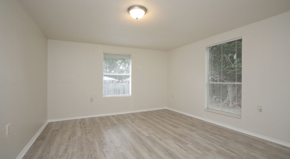 2 bed, 1 bath in Baytown- move in ready! UPDATED with brand new closets and a laundry area! Check out the pictures! 
