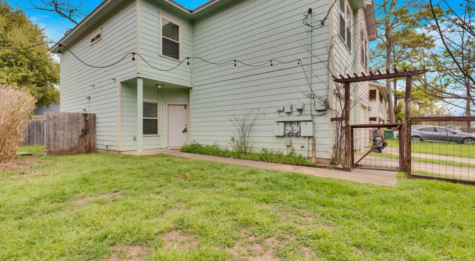 Must See Duplex Located In Highly Desirable East-Austin Neighborhood! Free standing studio/office in backyard!