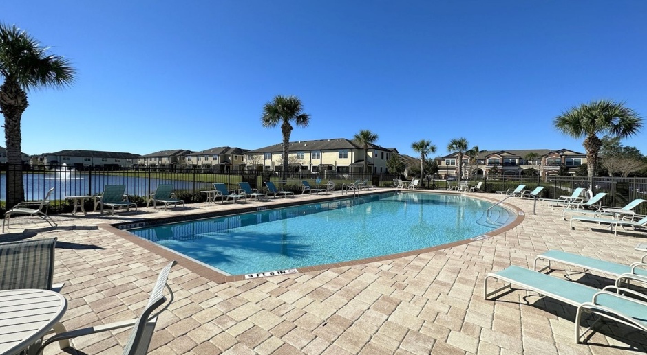 Spacious 3BR/2.5BA Citrus Park Townhome located in the gated community of West Lake